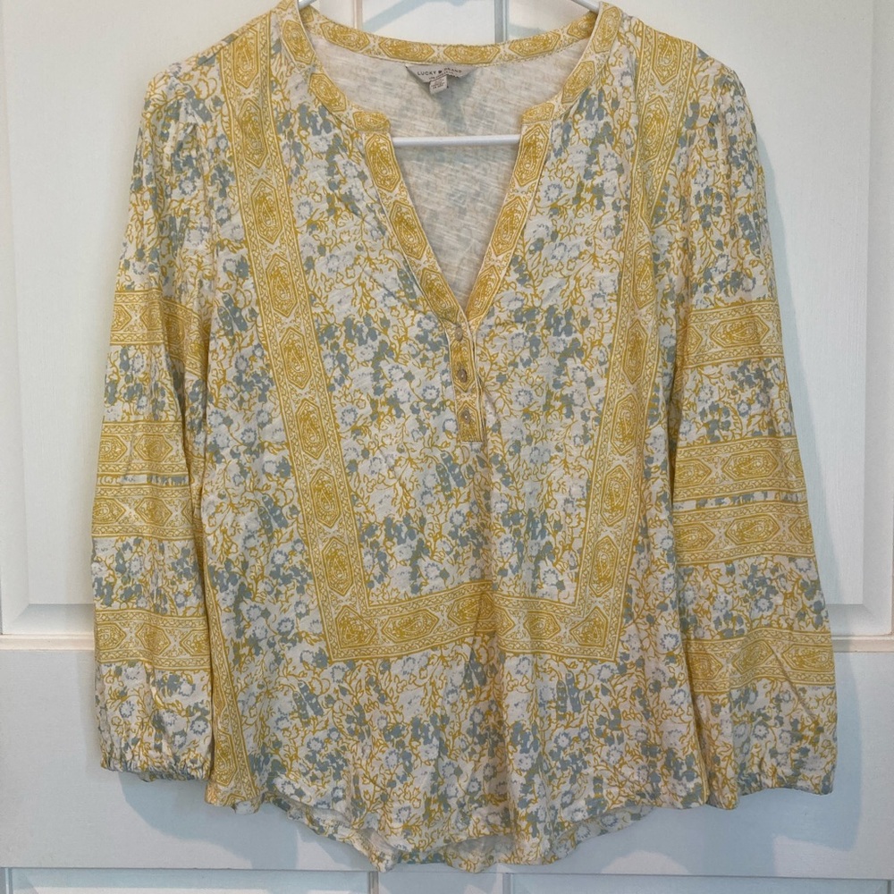 Lucky Brand beautiful Boho top
